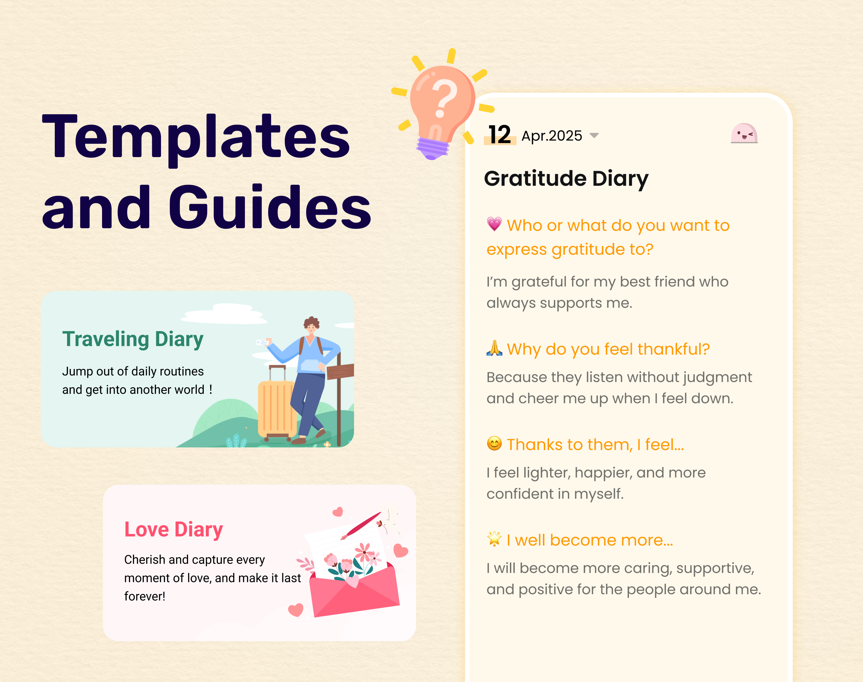 اسکرین شات 8 برنامه My Diary - Daily Diary Journal