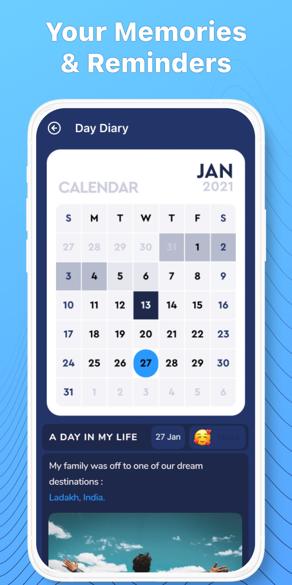 اسکرین شات 5 برنامه Diary: Daily Notes, Journal