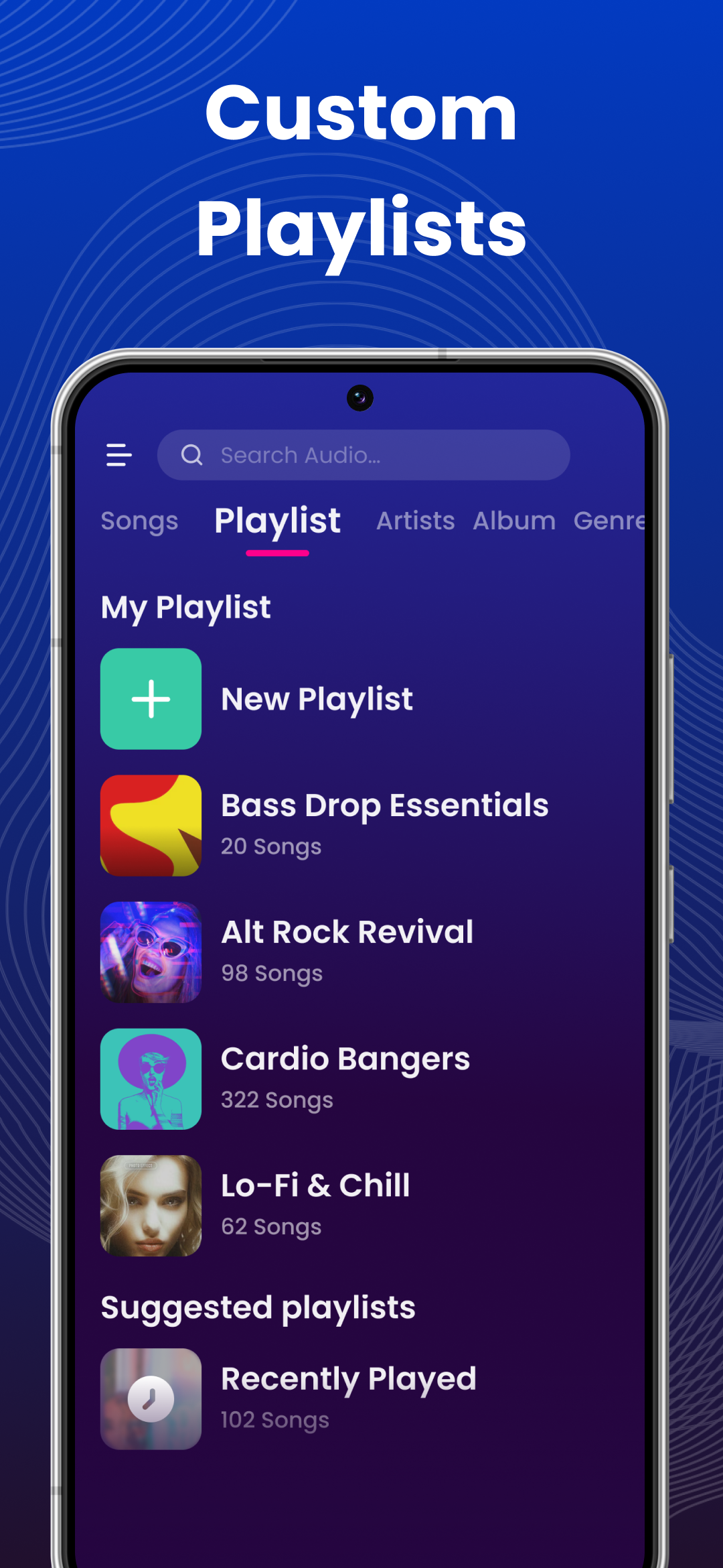 اسکرین شات 7 برنامه Offline Music Player: Play MP3