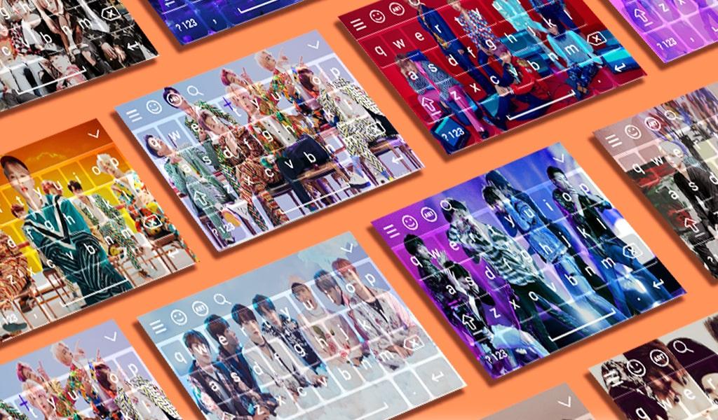 اسکرین شات 1 برنامه BTS Keyboard: KPOP Keyboard