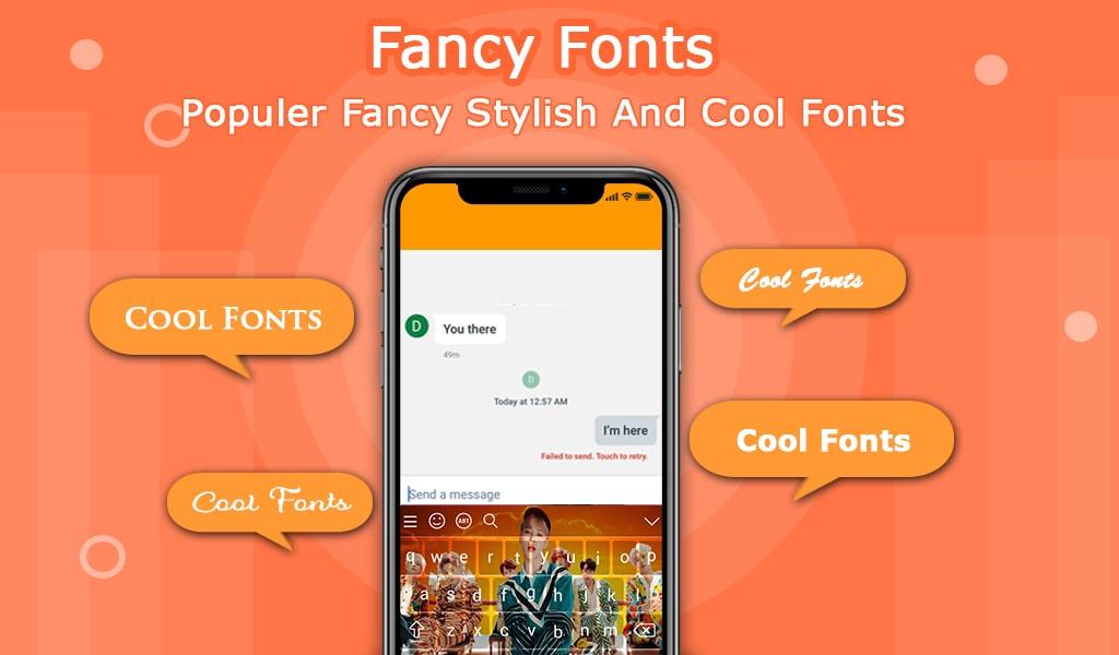 اسکرین شات 4 برنامه BTS Keyboard: KPOP Keyboard
