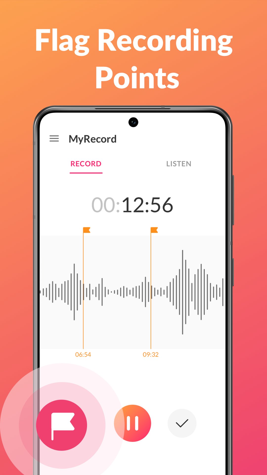 اسکرین شات 6 برنامه Voice Recorder & Voice Memos