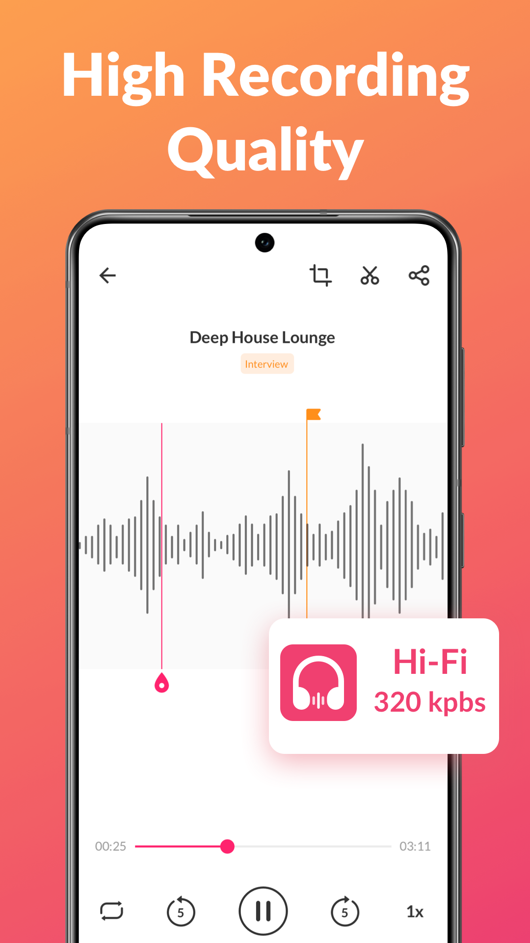 اسکرین شات 3 برنامه Voice Recorder & Voice Memos