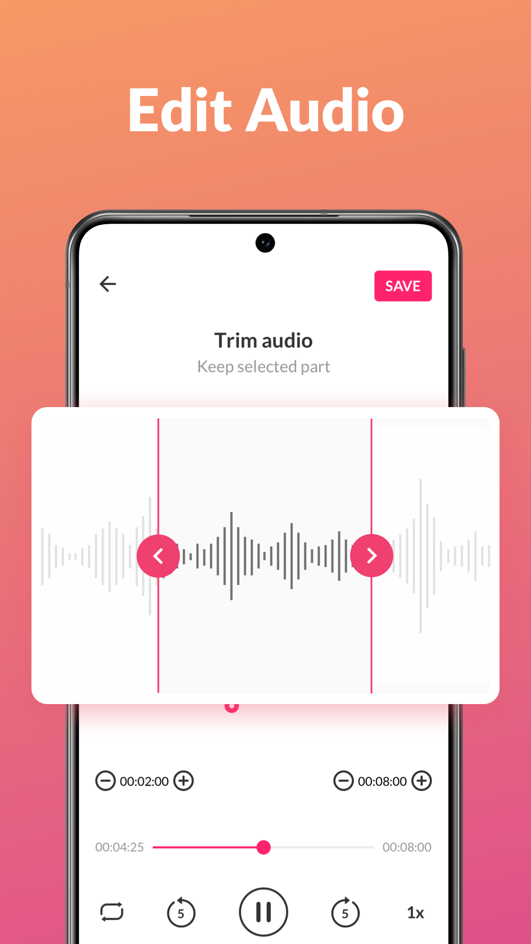 اسکرین شات 2 برنامه Voice Recorder & Voice Memos