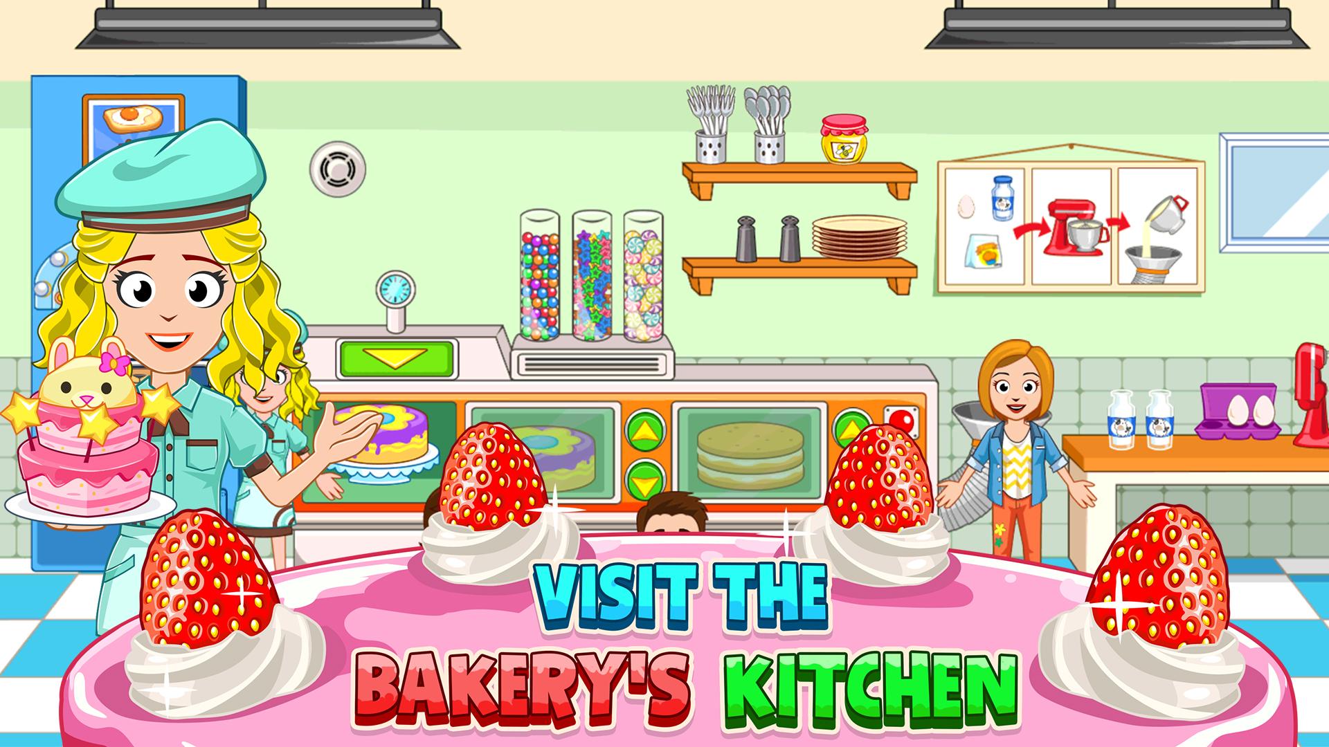 اسکرین شات 3 بازی My Town: Bakery - Cook game