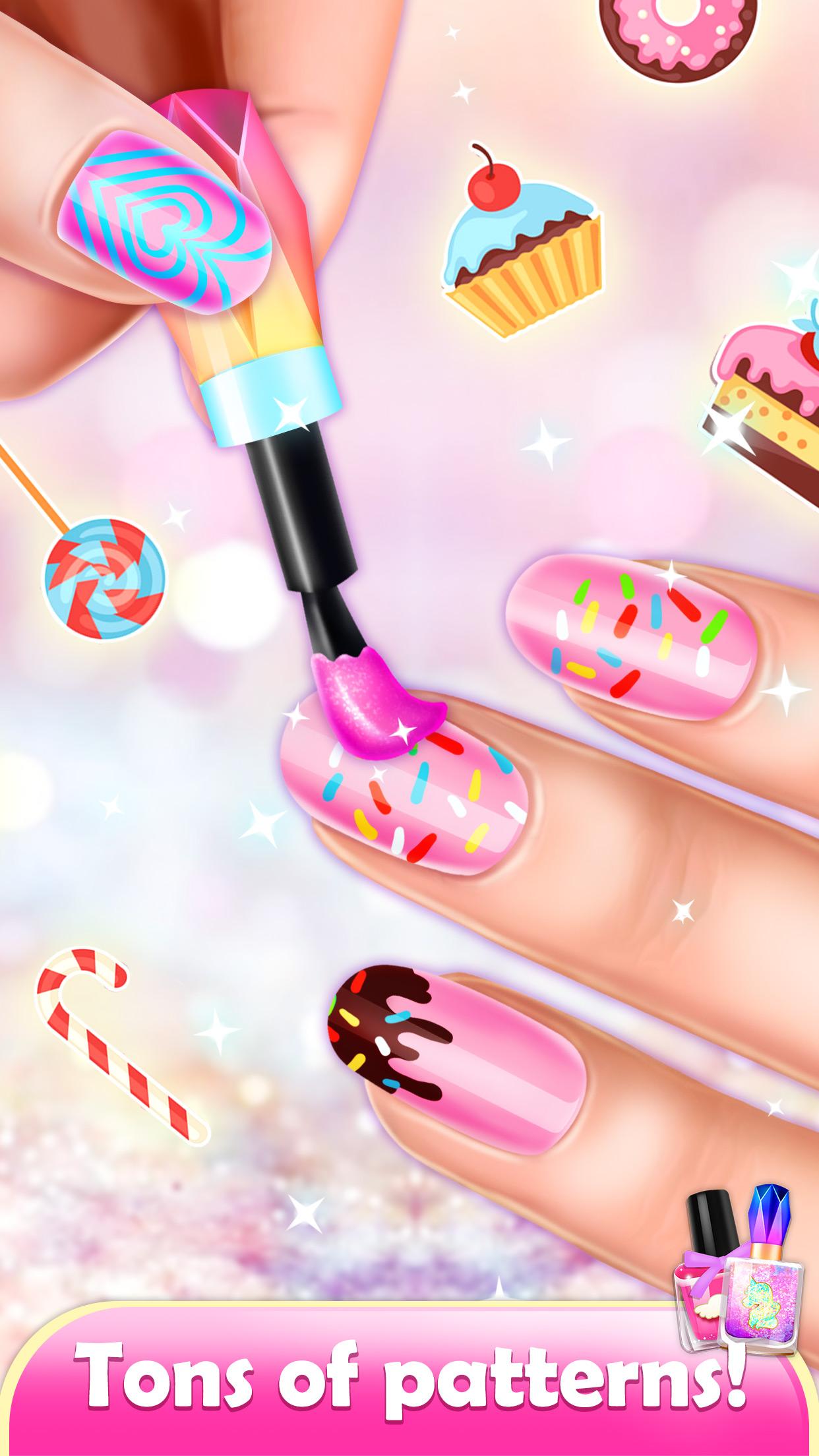 اسکرین شات 1 بازی Nail Artist Salon Makeup Games