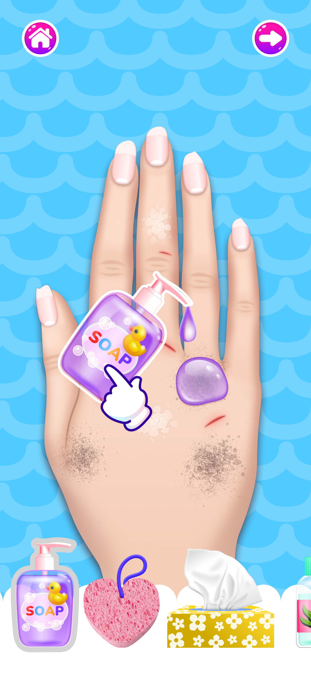 اسکرین شات 6 بازی Nail Salon Games for Kids 2-5