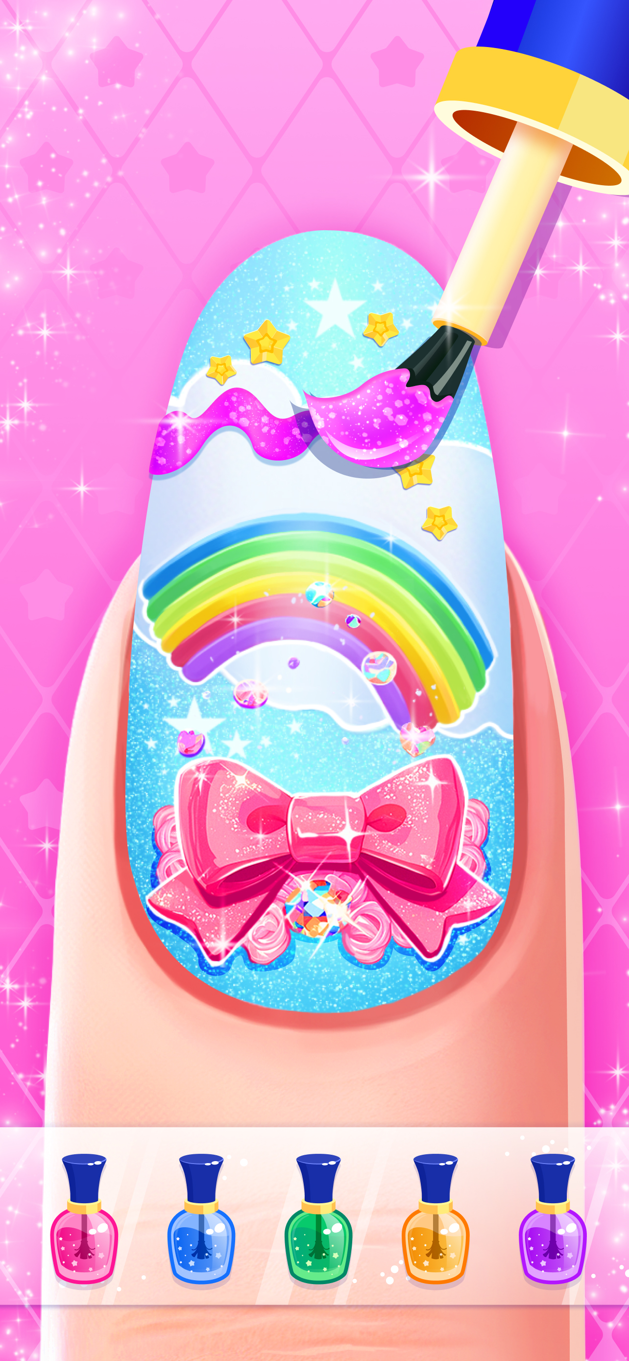 اسکرین شات 3 بازی Nail Salon Games for Kids 2-5