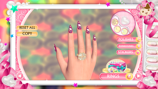 اسکرین شات 5 بازی 3D Nails Game Manicure Salon