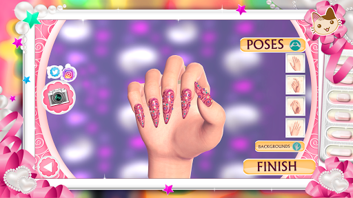 اسکرین شات 3 بازی 3D Nails Game Manicure Salon