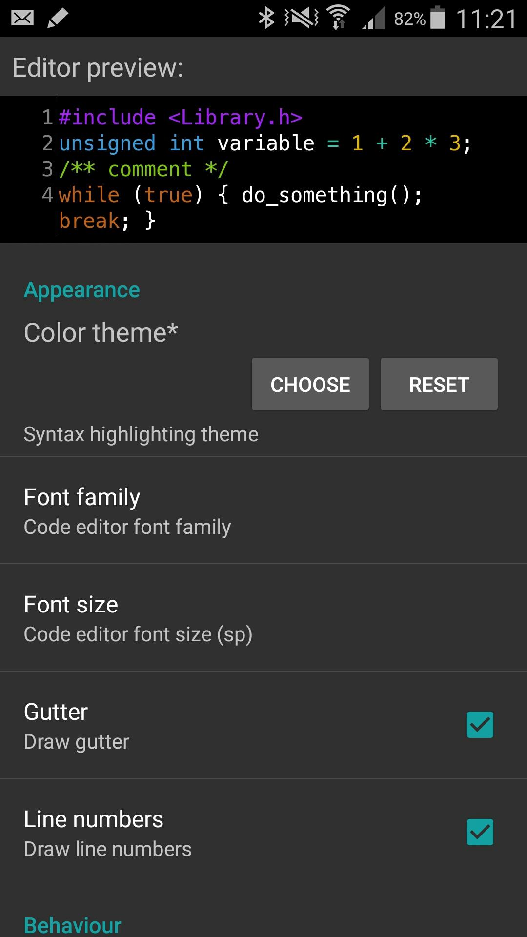 اسکرین شات 6 برنامه ArduinoDroid - Arduino/ESP IDE