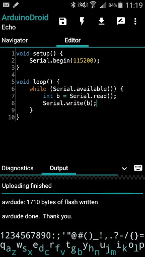 اسکرین شات 4 برنامه ArduinoDroid - Arduino/ESP8266/ESP32 IDE