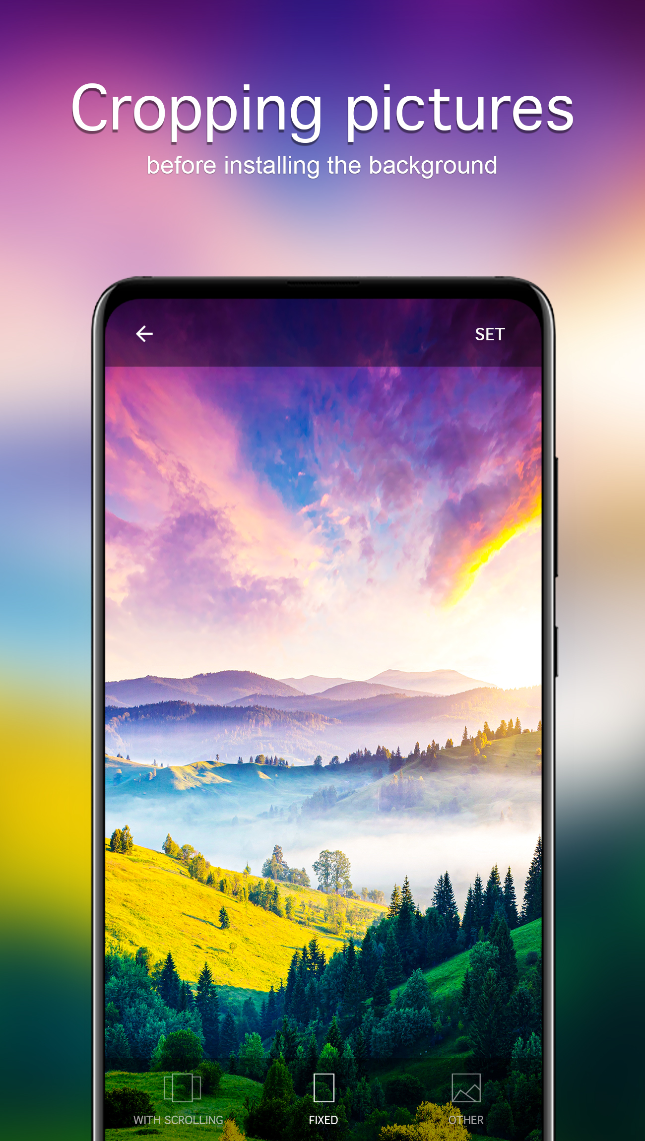 اسکرین شات 4 برنامه Nature Wallpapers 4K