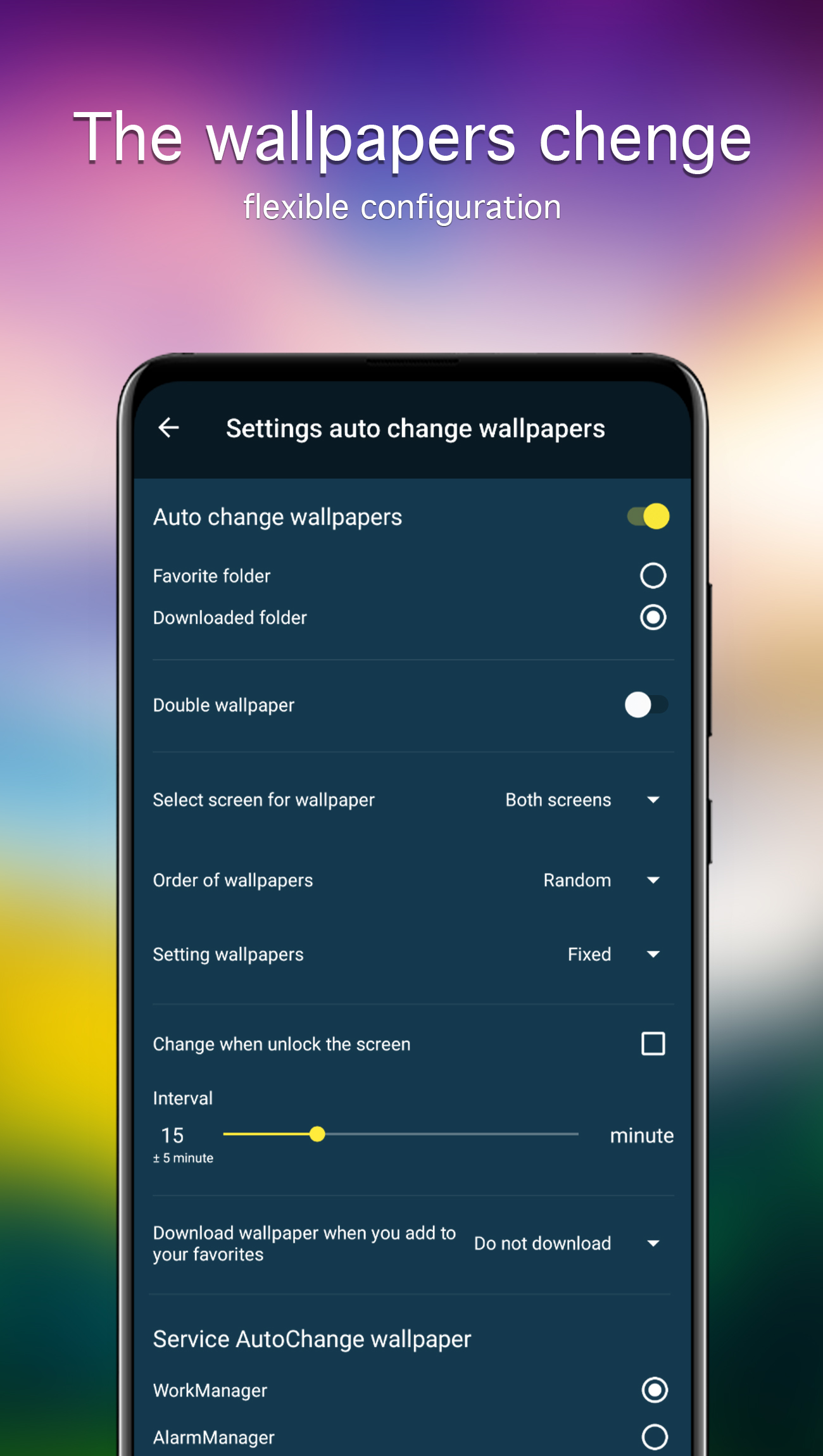 اسکرین شات 5 برنامه Nature Wallpapers 4K