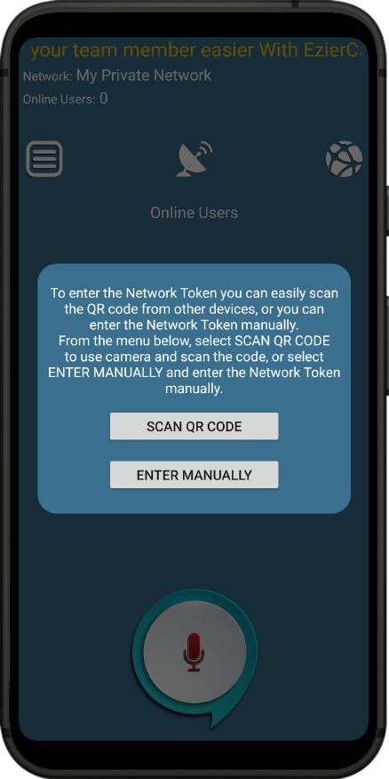 اسکرین شات 4 برنامه eZierCall Online Walkie Talkie