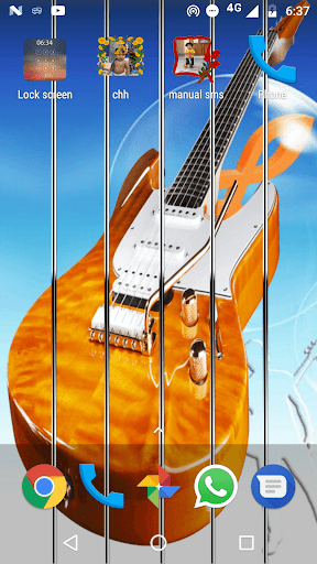 اسکرین شات 3 برنامه Guitar Touch ( Play on Wallpaper )