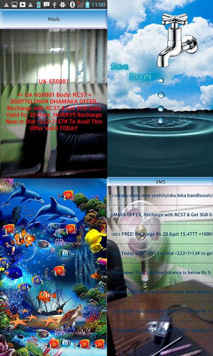 اسکرین شات 8 برنامه Transparent Screen Launcher