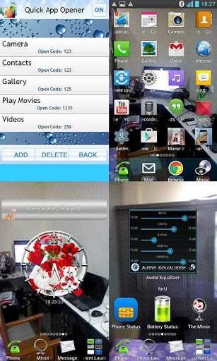 اسکرین شات 6 برنامه Transparent Screen Launcher