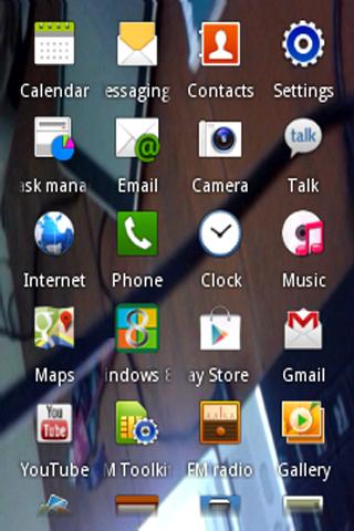 اسکرین شات 2 برنامه Transparent Screen Launcher