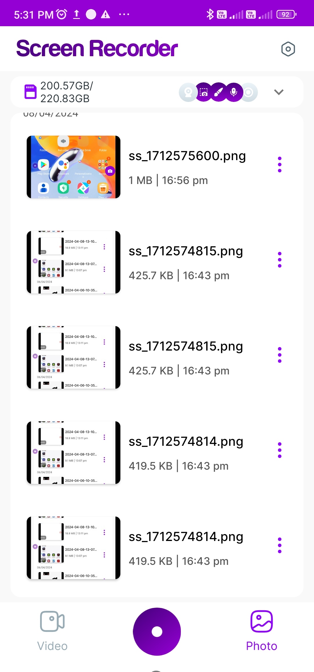 اسکرین شات 4 برنامه My Screen Recorder