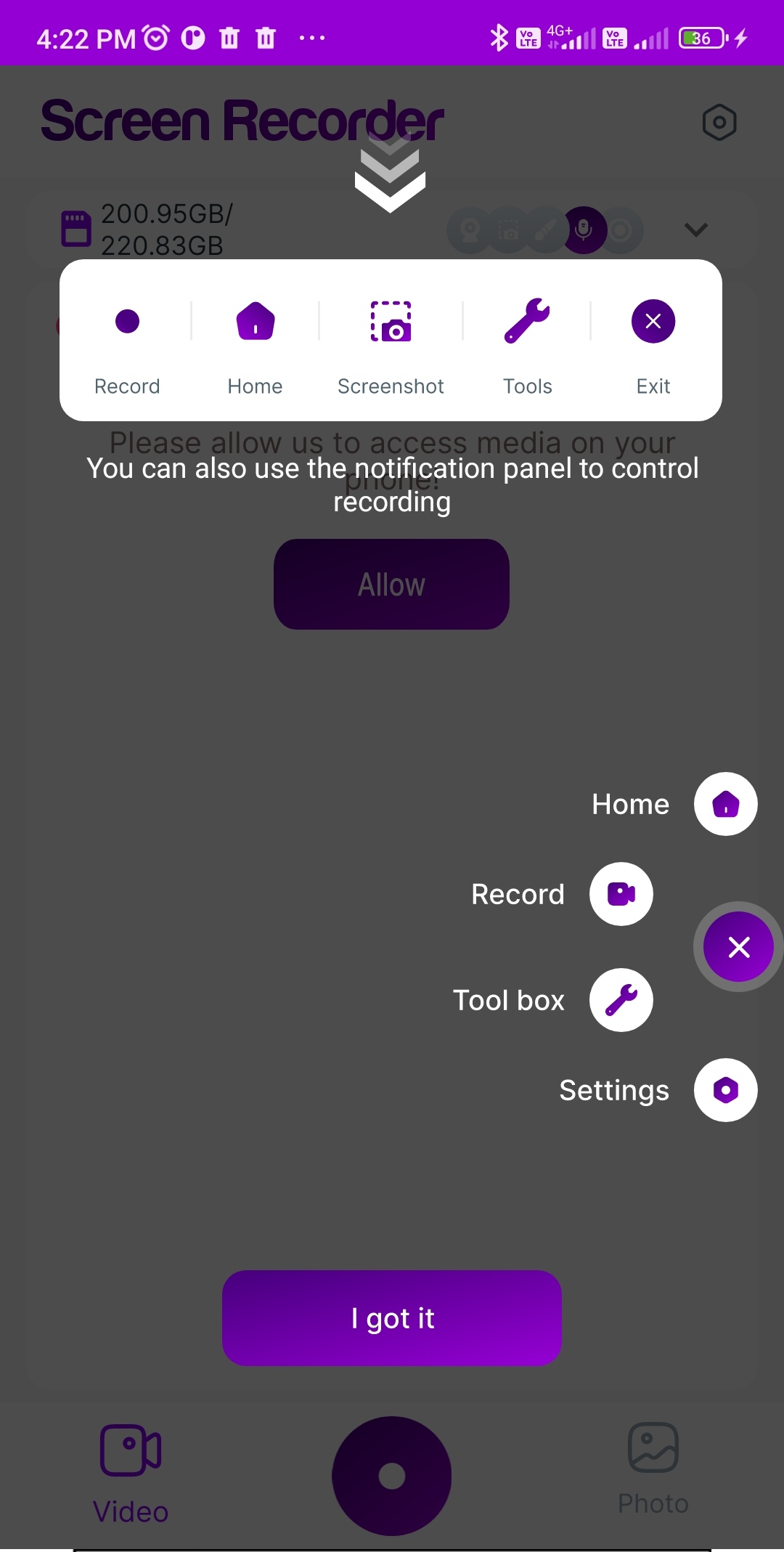 اسکرین شات 3 برنامه My Screen Recorder
