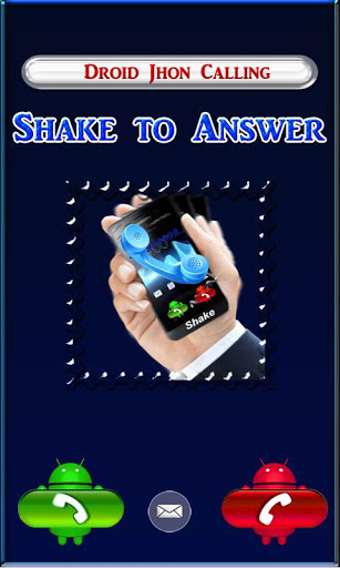 اسکرین شات 1 برنامه Shake to Answer a Call