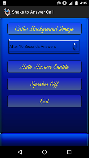 اسکرین شات 7 برنامه Shake to Answer a Call
