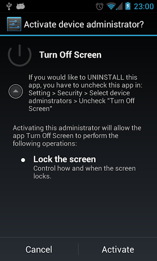 اسکرین شات 3 برنامه Turn Off Screen