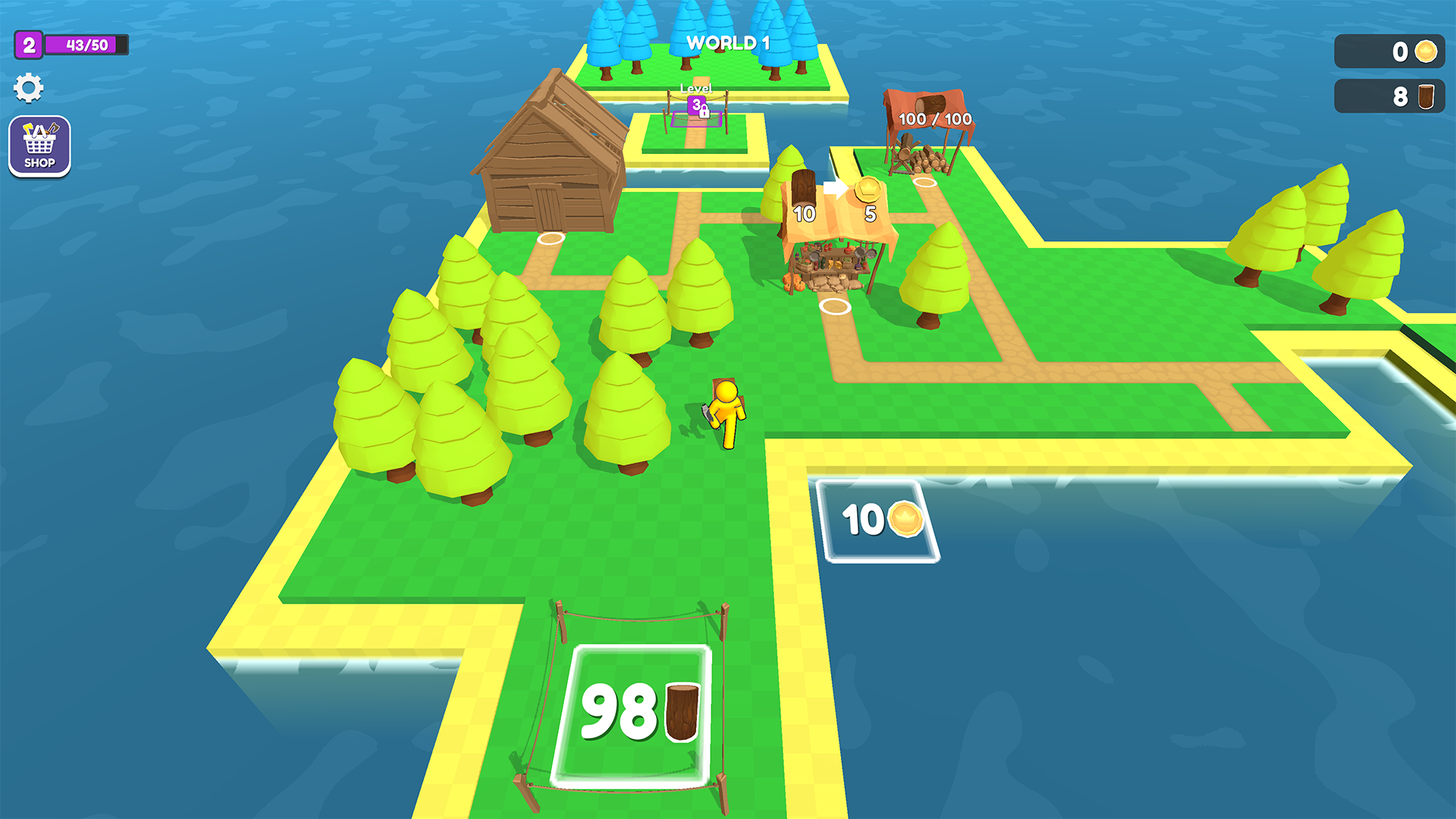 اسکرین شات 6 بازی Craft Island - Woody Forest