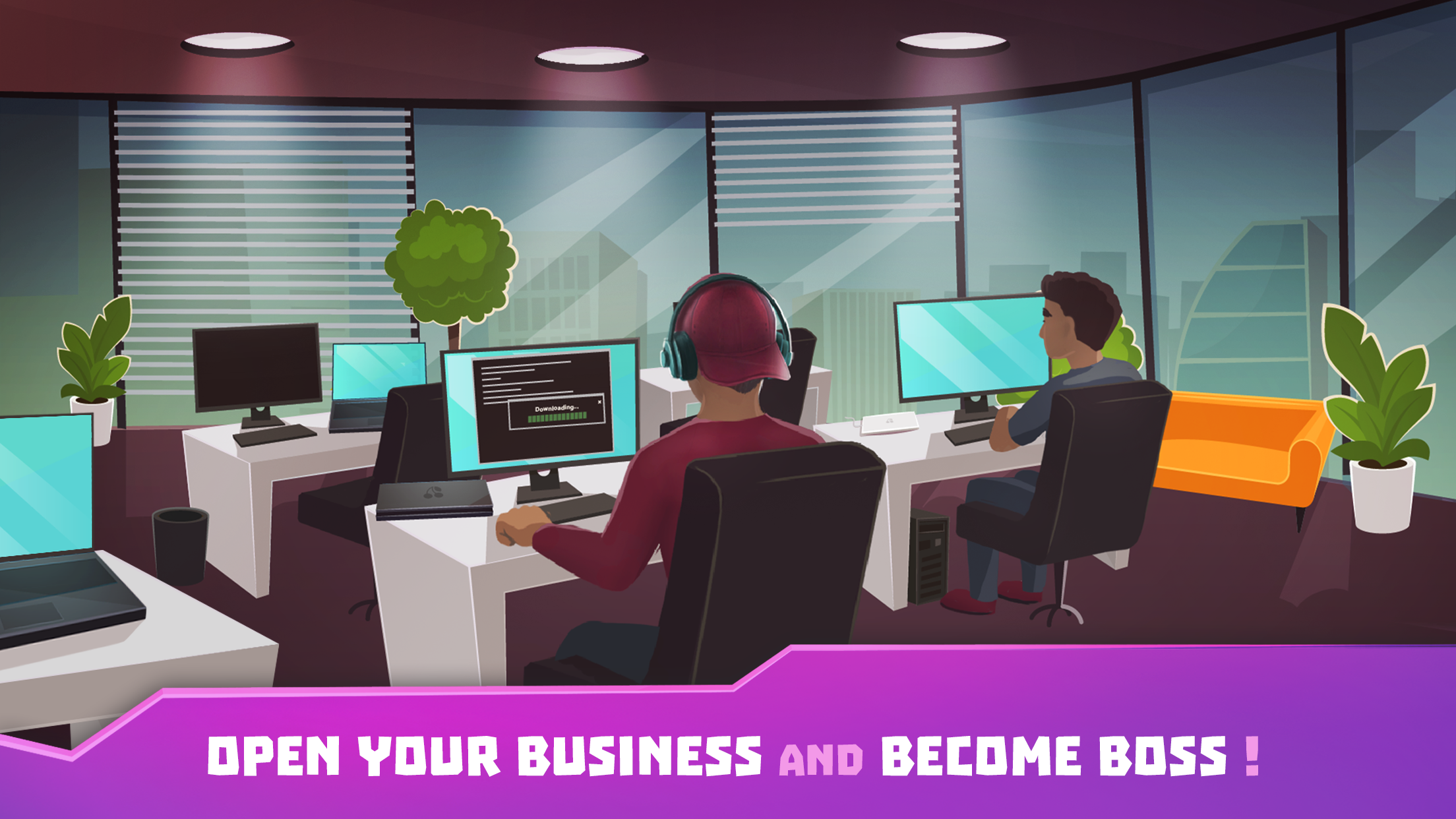 اسکرین شات 4 بازی Hacker or Dev Tycoon? Tap Sim