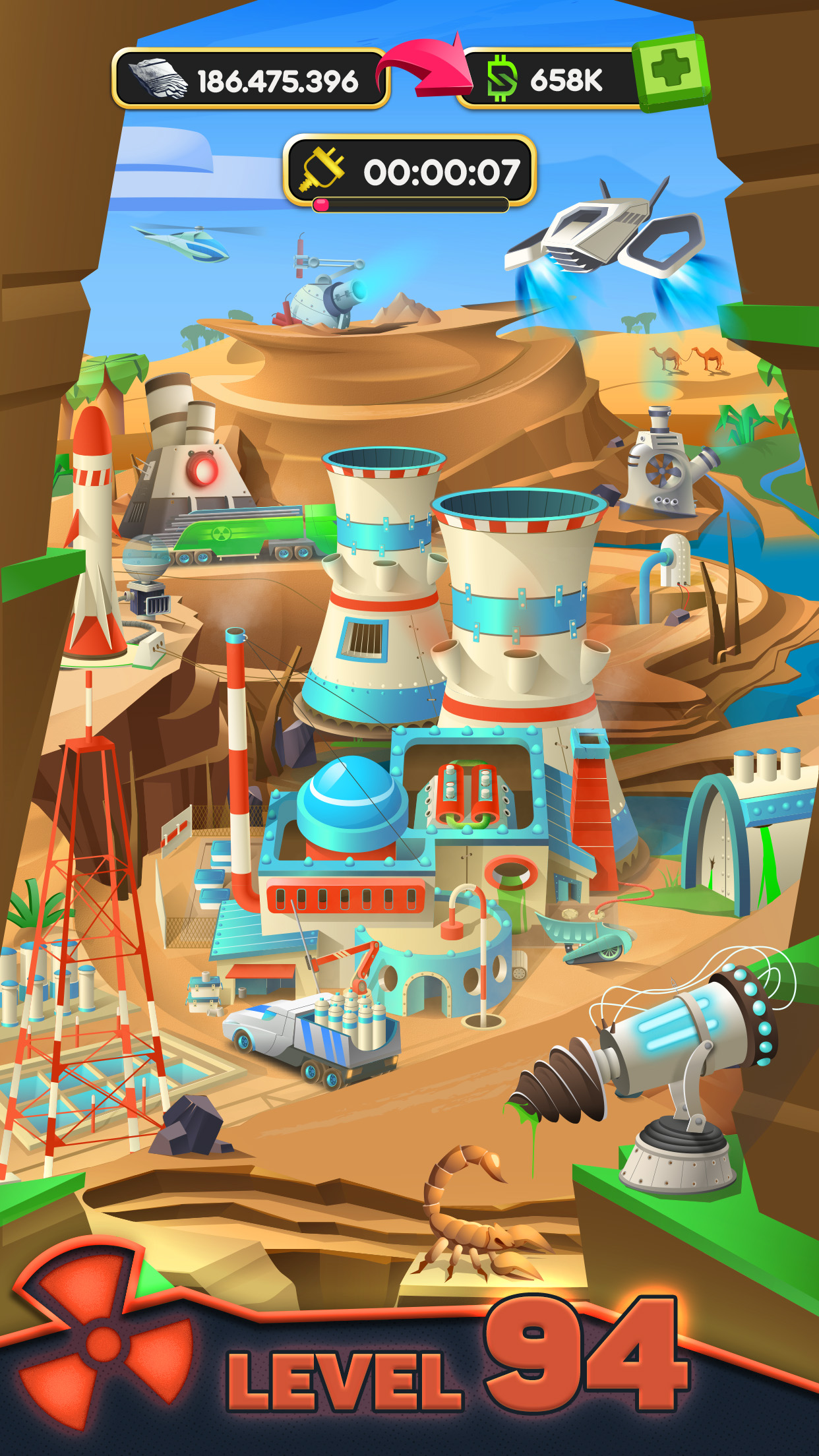 اسکرین شات 3 بازی Nuclear Tycoon: idle simulator