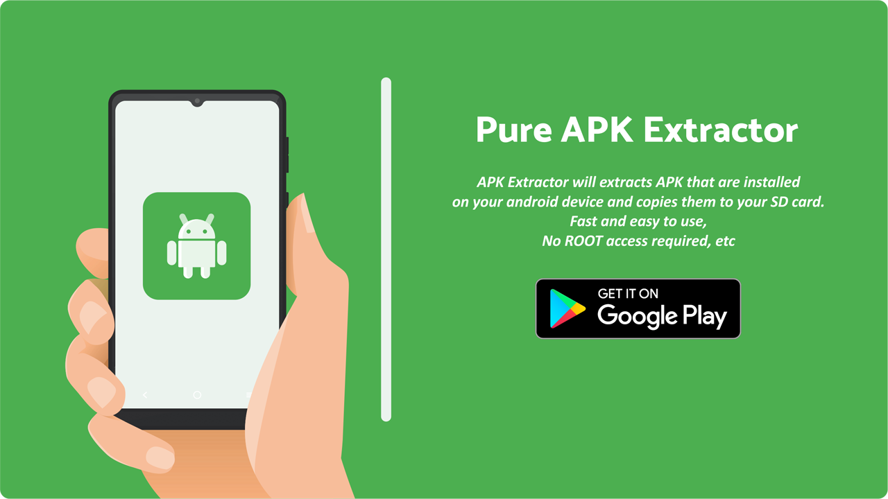 اسکرین شات 1 برنامه Pure Apk Extractor: App Backup