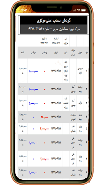 اسکرین شات 5 برنامه ‏نرم افزار حسابداری حسابیارمن