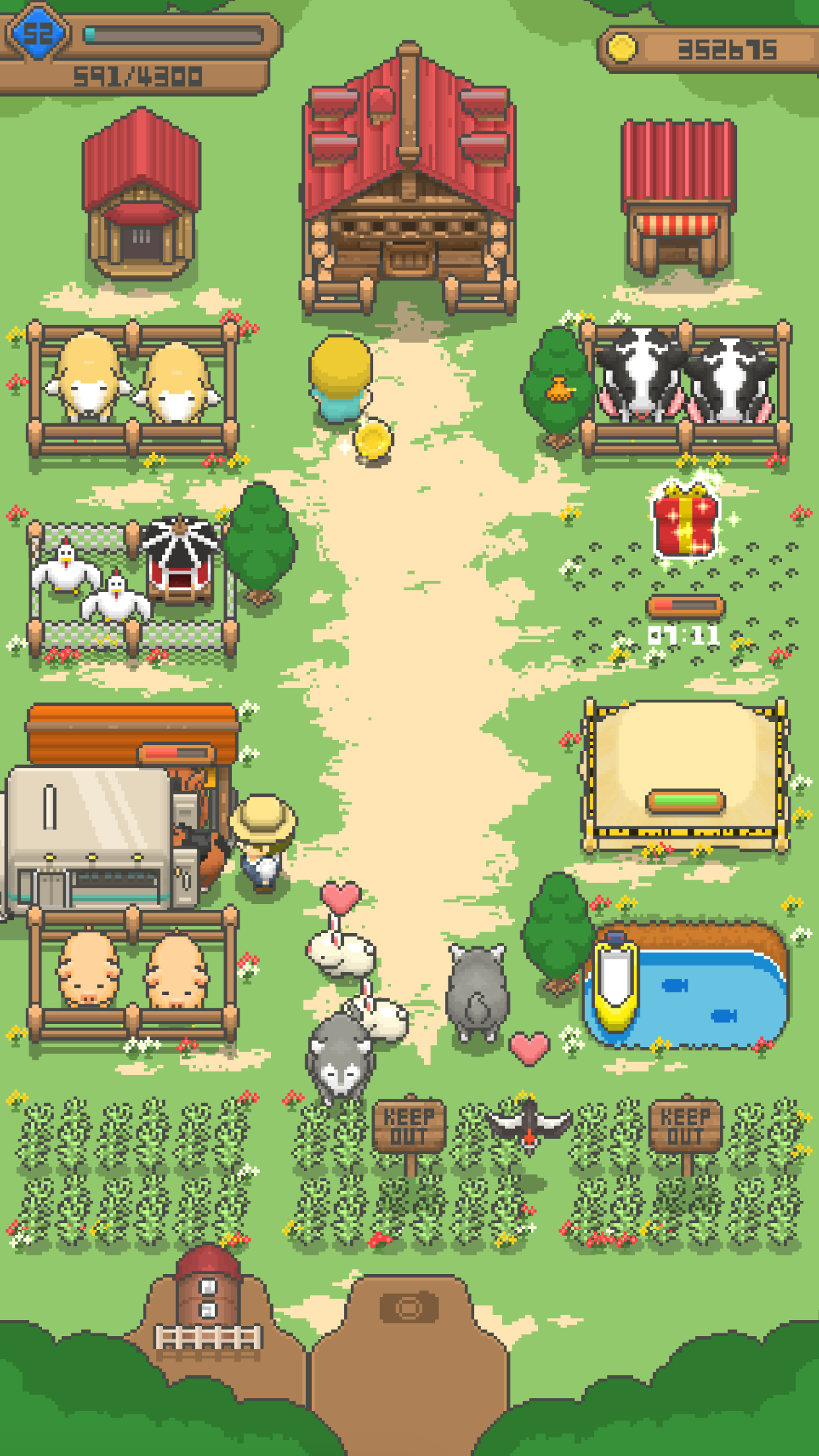 اسکرین شات 2 بازی Tiny Pixel Farm - Simple Game