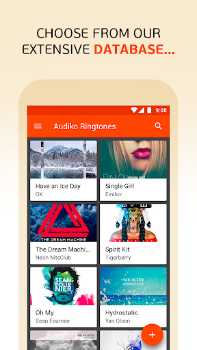 اسکرین شات 4 برنامه Audiko: ringtones, notifications and alarm sounds.
