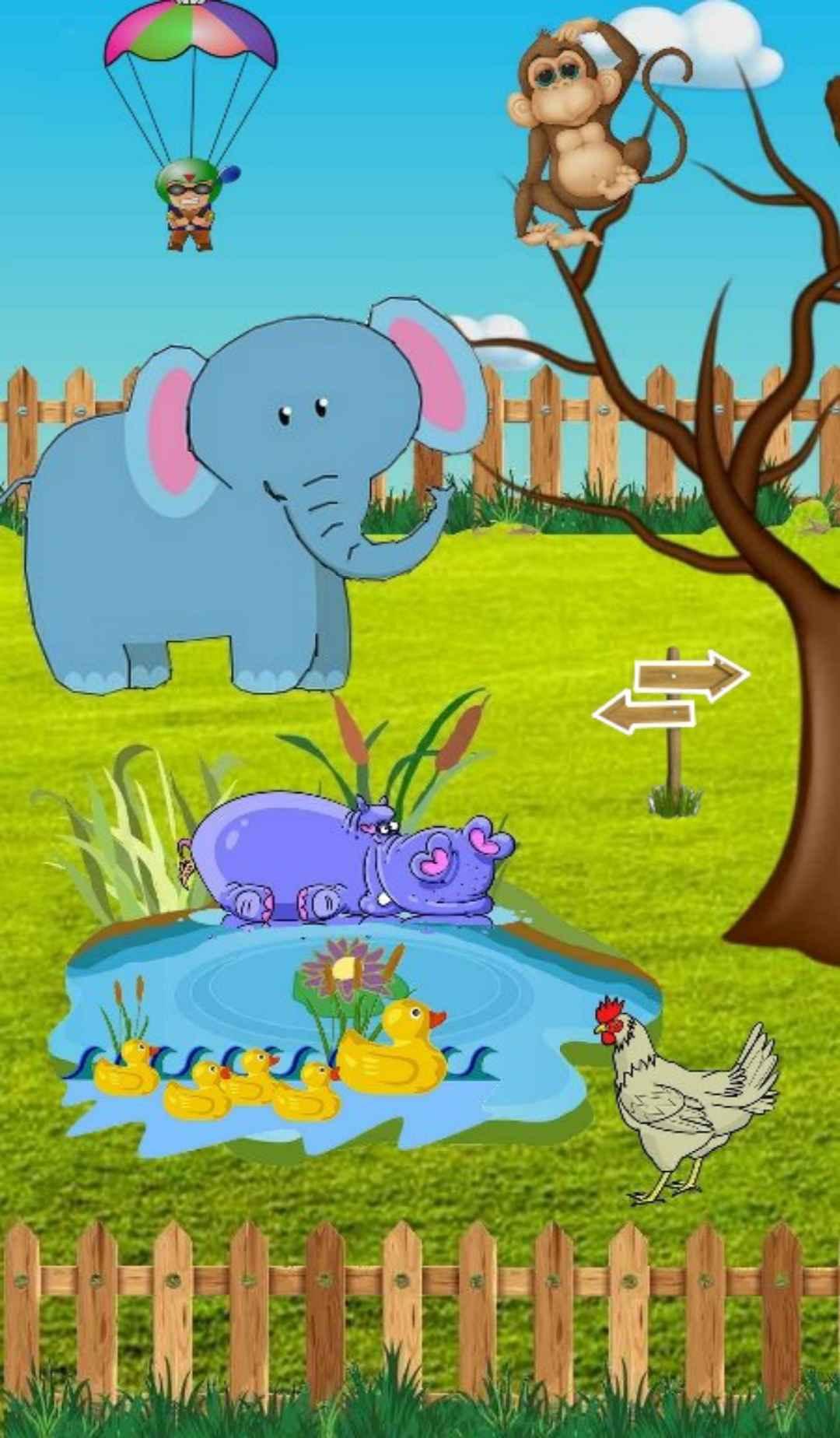 اسکرین شات 5 برنامه Zoo For Preschool Kids 3-9