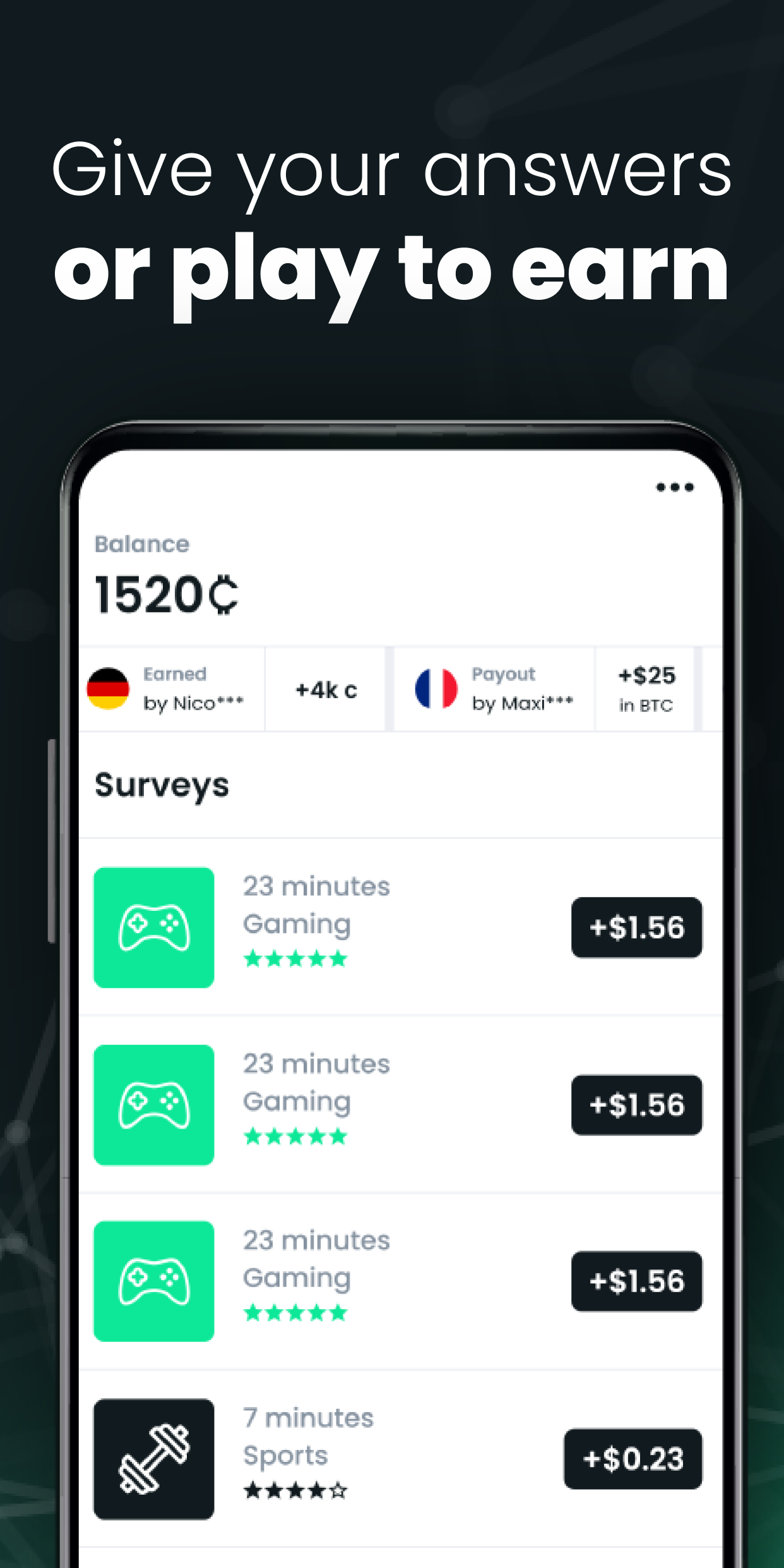 اسکرین شات برنامه CryptoBull - Earn Bitcoin 3
