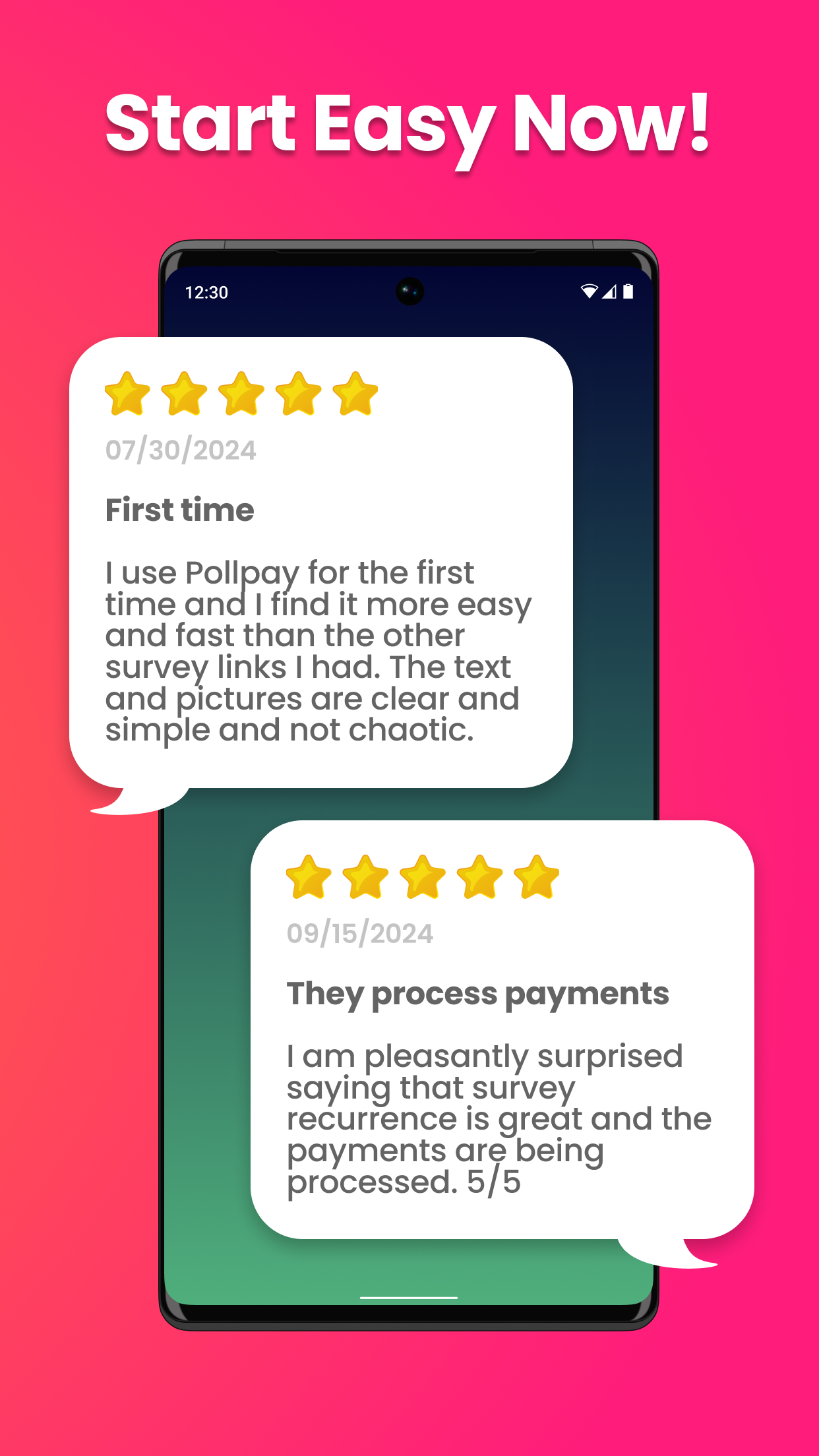 اسکرین شات 1 برنامه Poll Pay: Earn Money & Cash