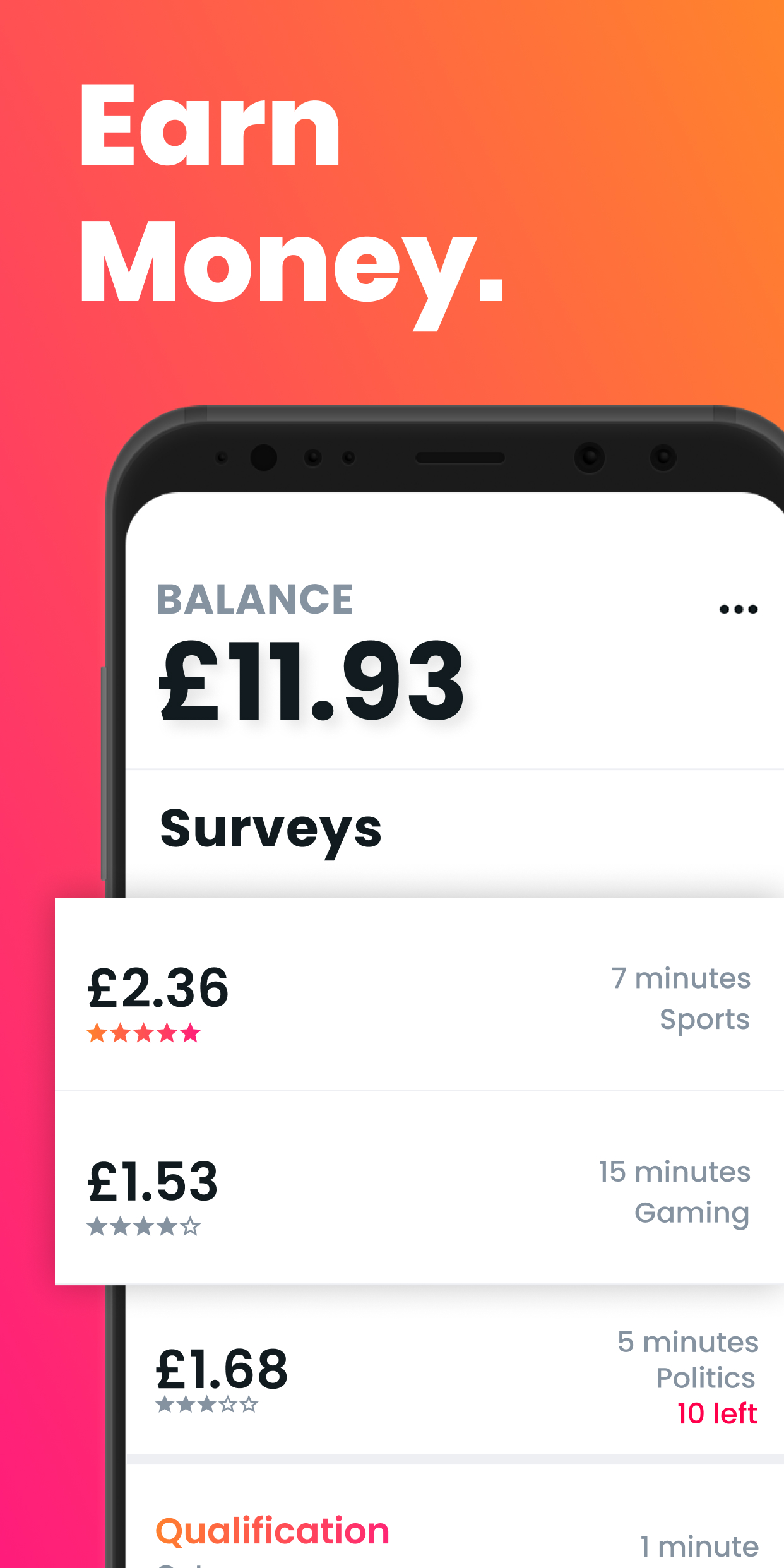 اسکرین شات برنامه PollPay: Earn Money & Cash 1