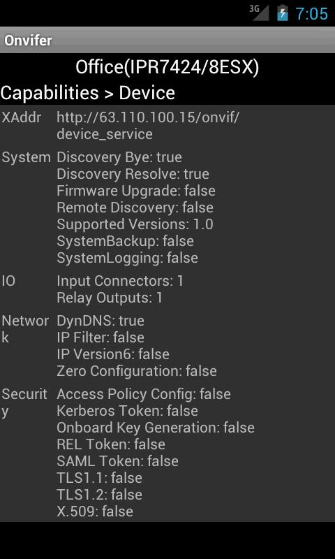 اسکرین شات 5 برنامه Onvier - IP Camera Monitor