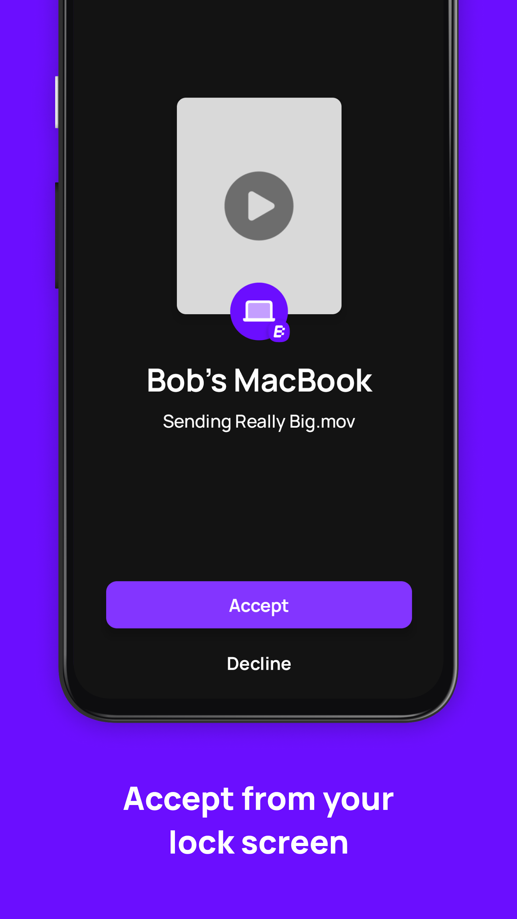اسکرین شات 4 برنامه Blip (File Transfer)
