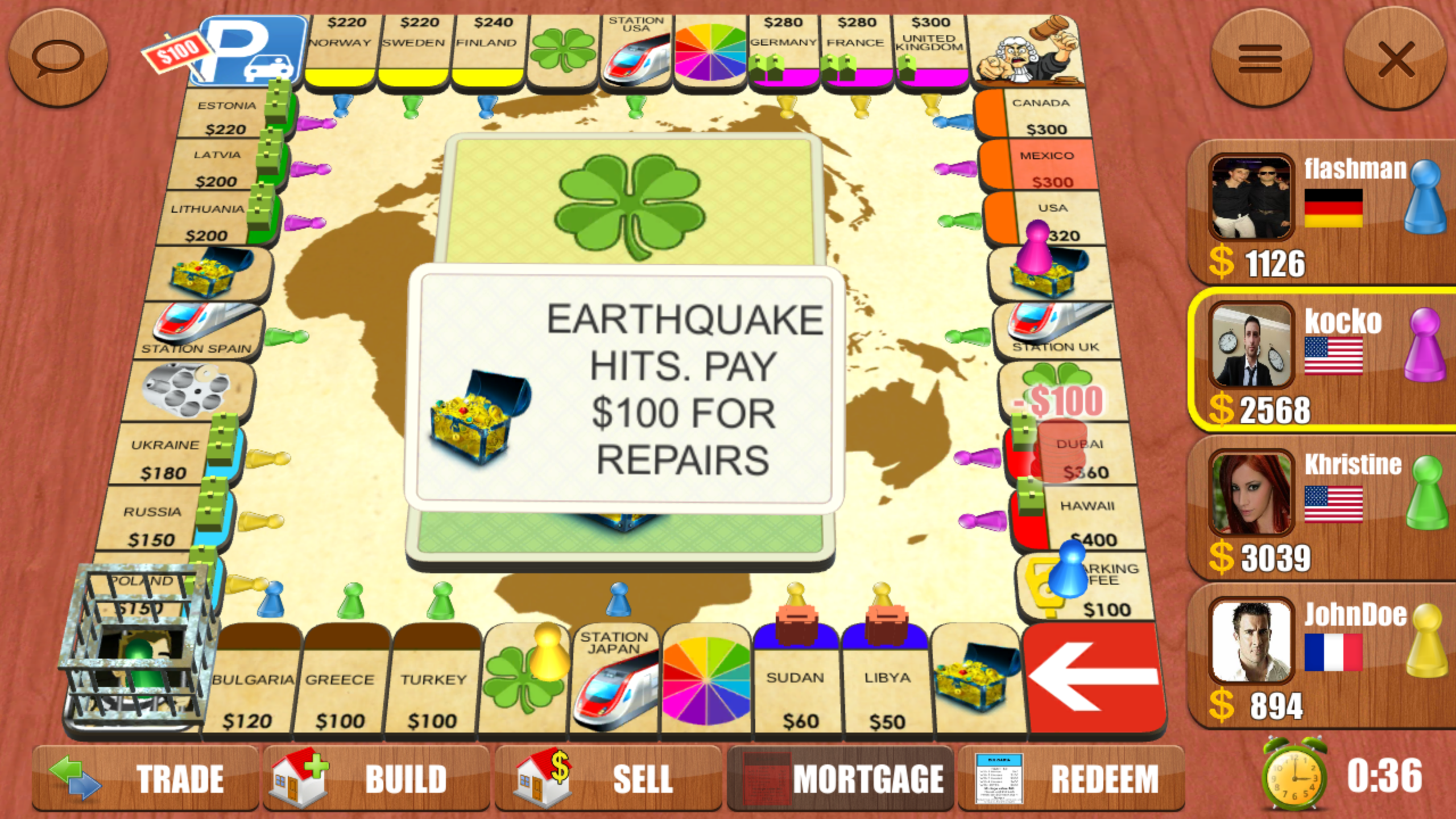 اسکرین شات 5 بازی Rento2D Lite: Online dice game