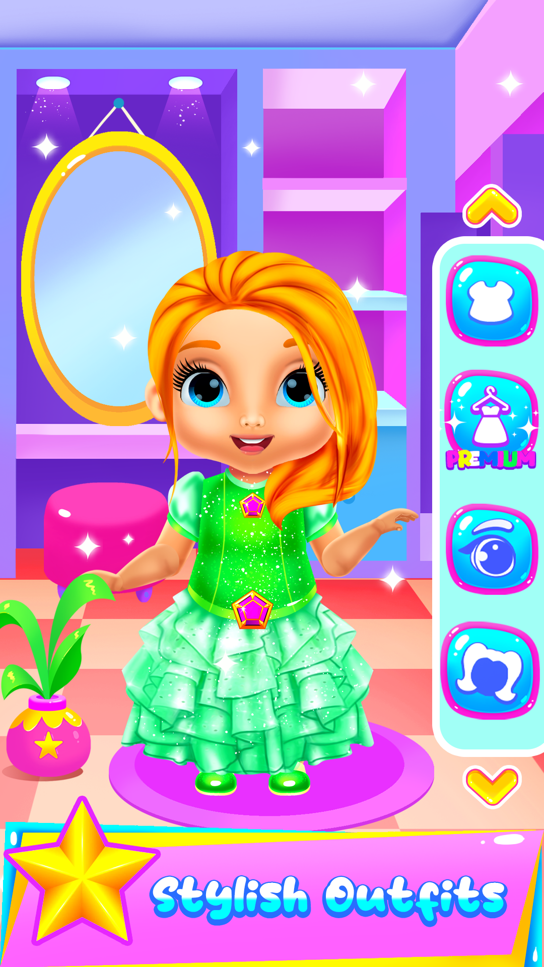 اسکرین شات 5 برنامه Girl and Kitty - Magic Castle