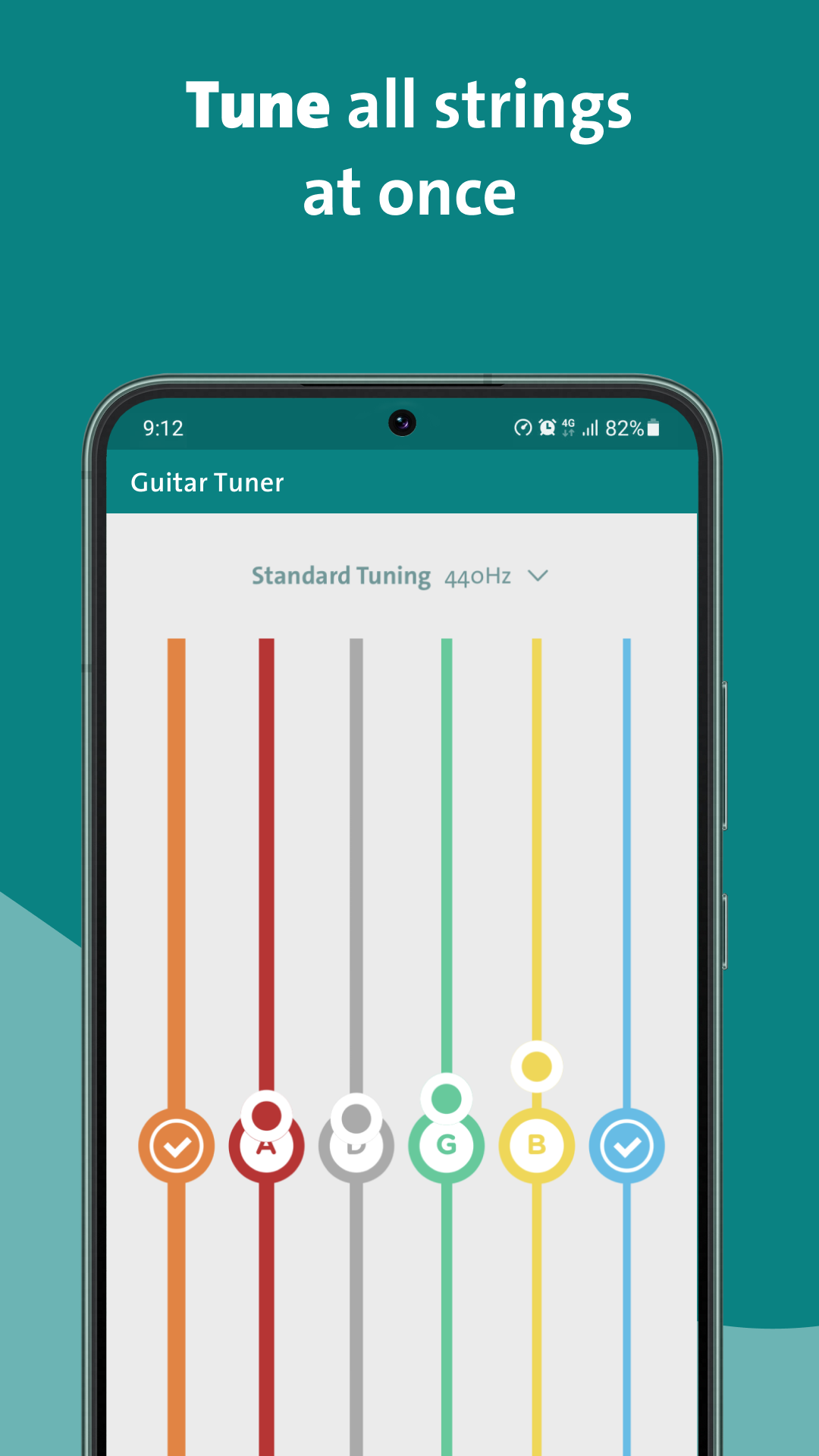 اسکرین شات 3 برنامه Chordify: Song Chords & Tuner