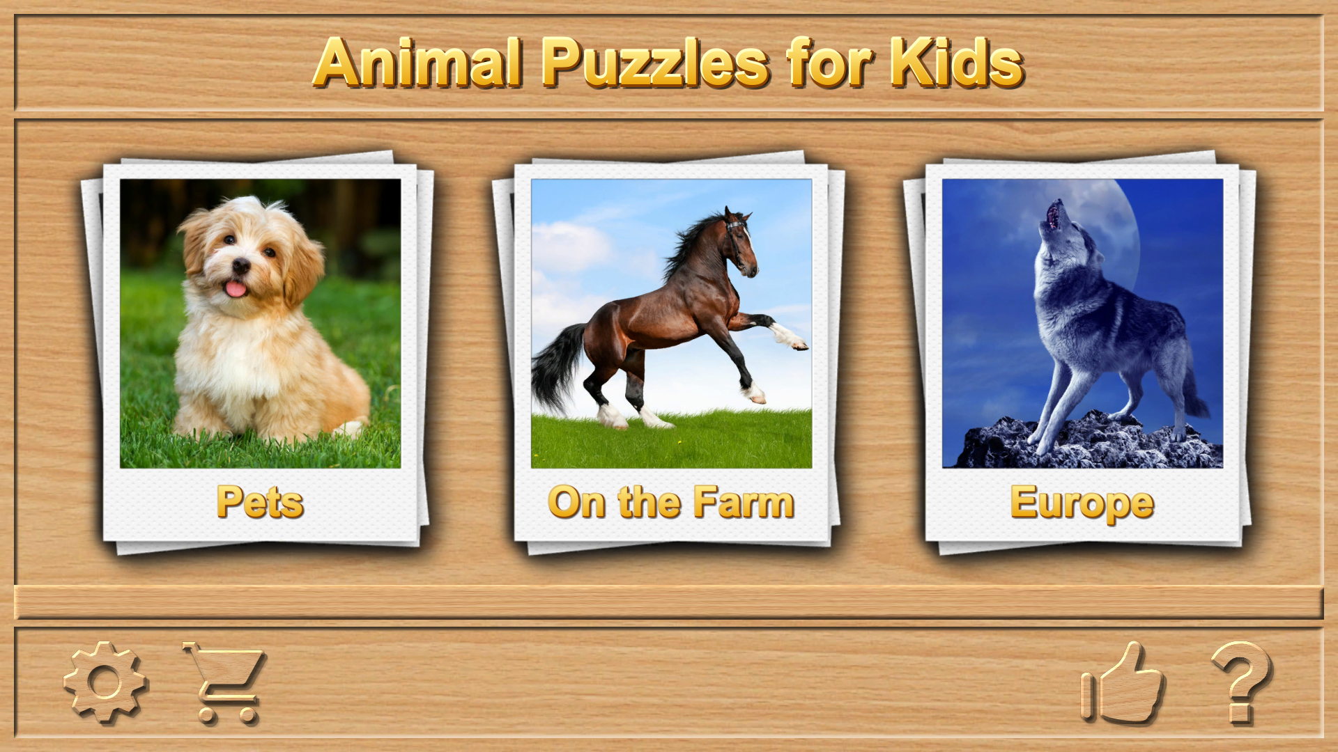 اسکرین شات 1 بازی Animal Puzzles for Kids