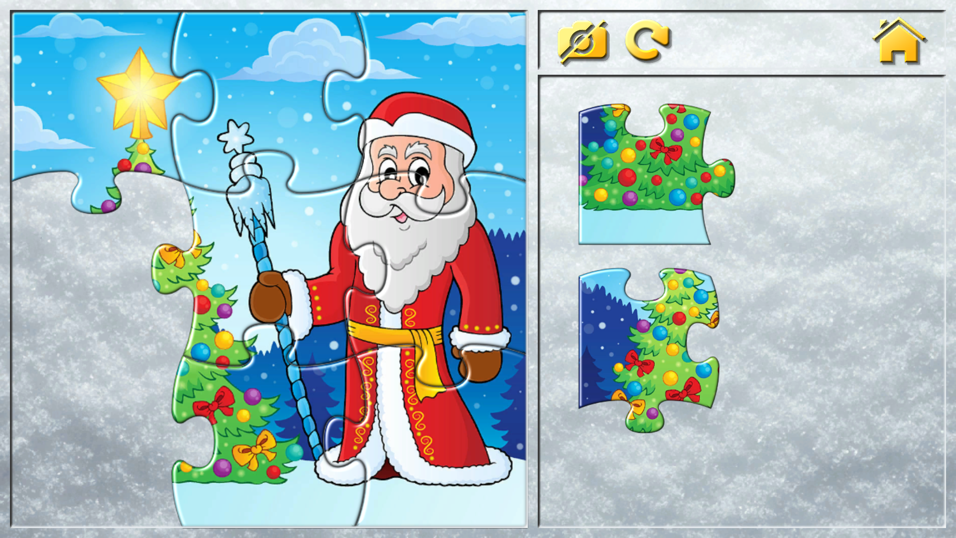 اسکرین شات 1 بازی Christmas Puzzles for Kids