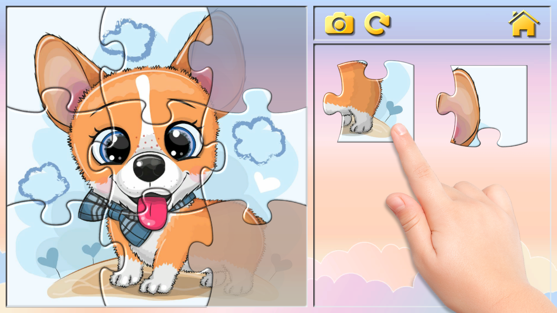 اسکرین شات 2 بازی Toddler Puzzles for Girls