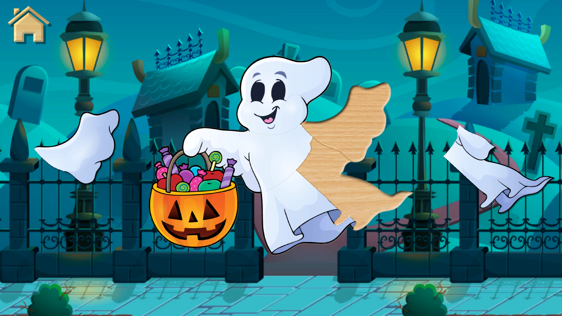 اسکرین شات 3 بازی Halloween Puzzles for Kids