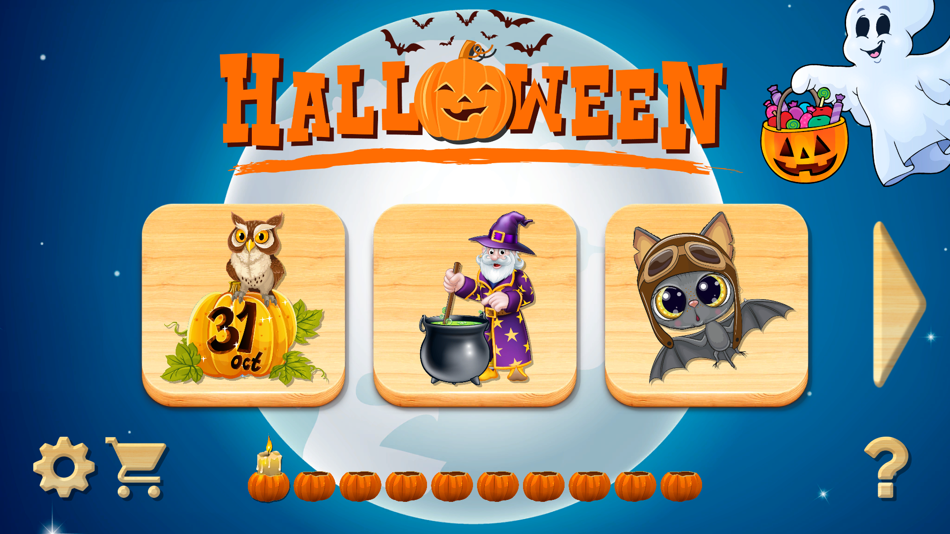 اسکرین شات 8 بازی Halloween Puzzles for Kids