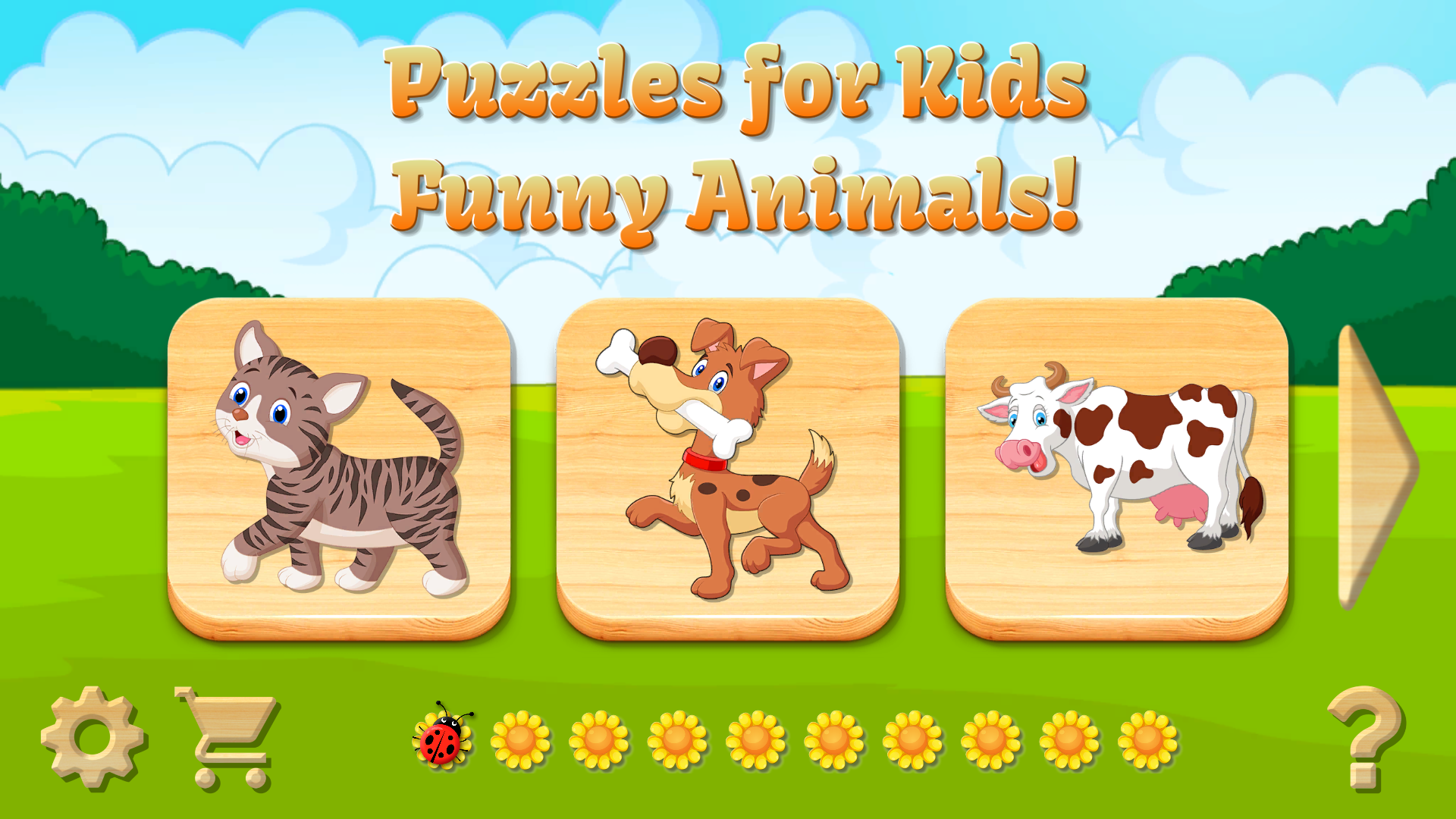 اسکرین شات 1 بازی Baby Puzzles for Kids